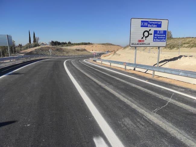 Segundo acceso a Villacarrillo desde la A-32