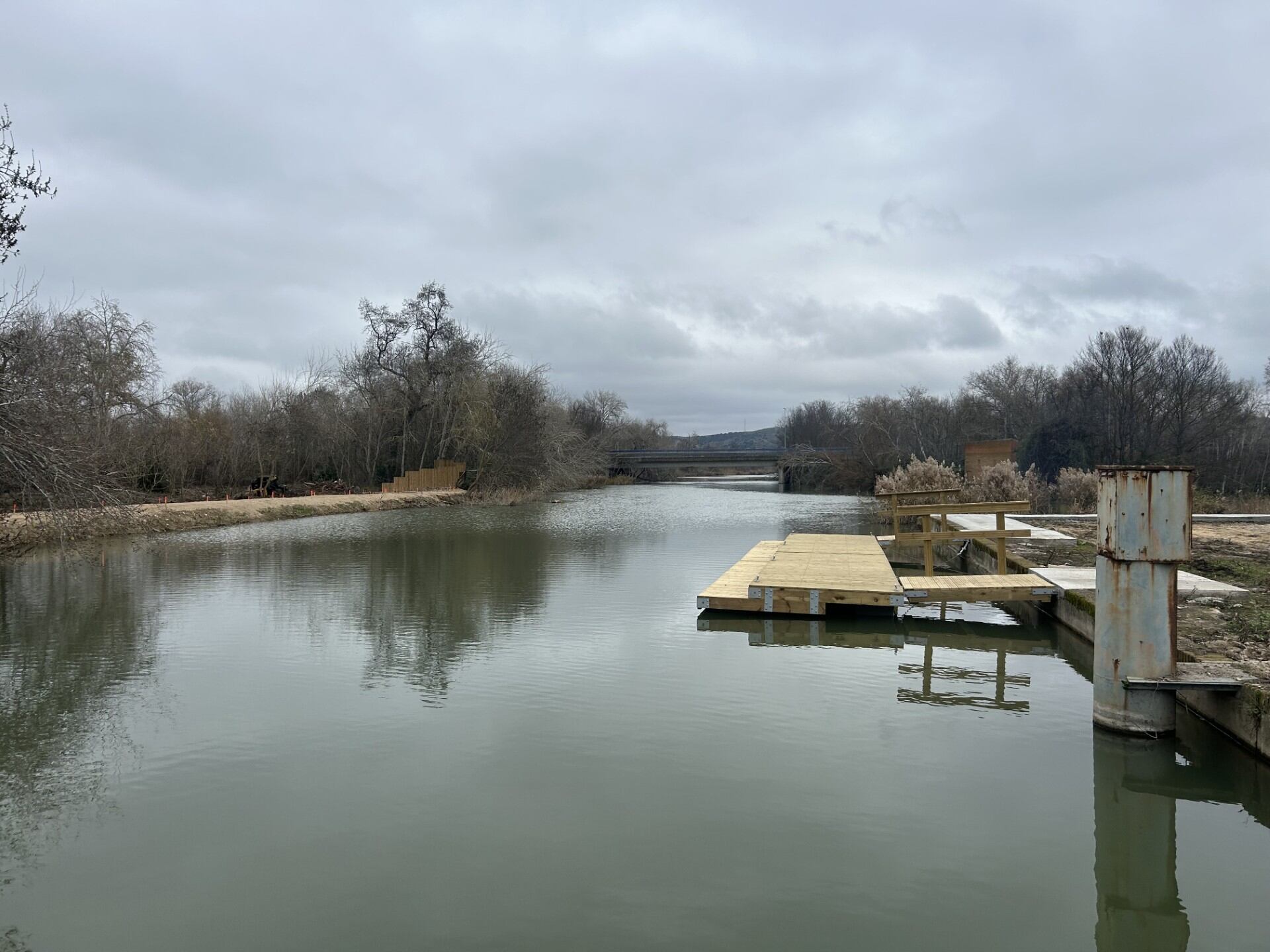 Nuevo embarcadero en el margen izquierdo del río Tajo en Talavera