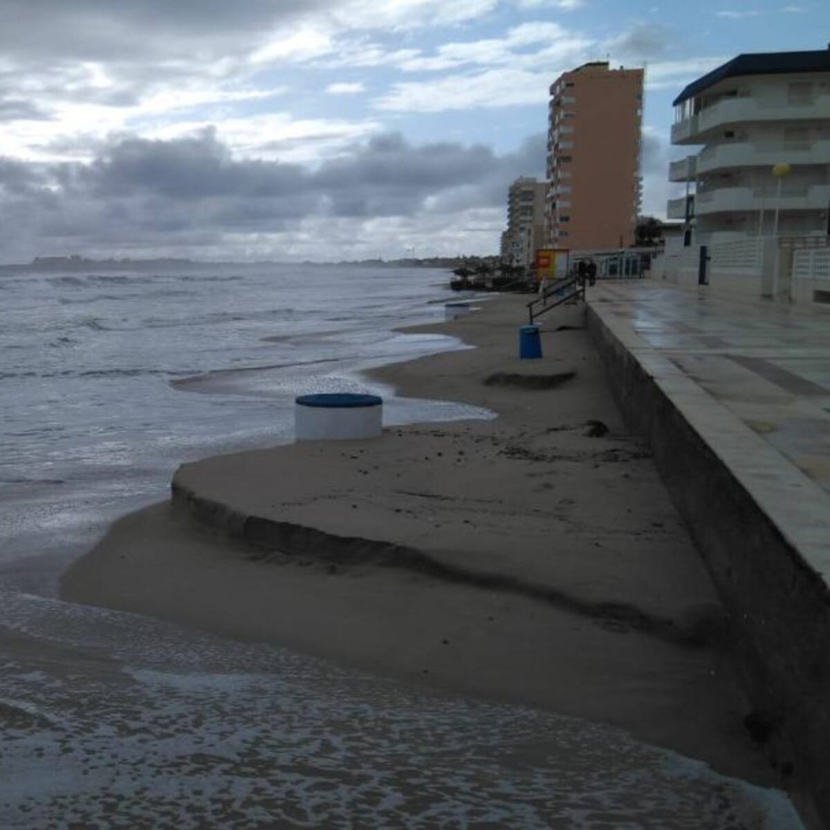 El temporal pierde fuerza en la Región, donde solo se espera viento en la costa y el Altiplano