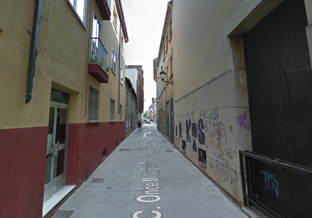 Calle de las Once Mil Vírgenes en Ponferrada