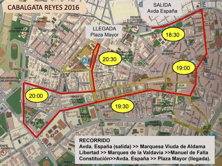 Todo preparado para el habitual recorrido de los Reyes Magos que estarán acompañados de 22 carrozas y repartirán 2.000 kilos de caramelos sin gluten