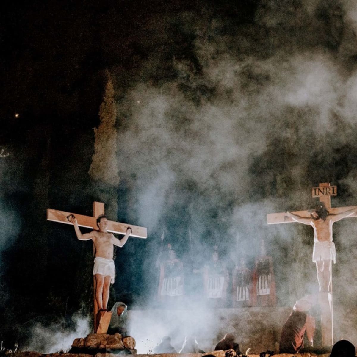 Novedades en la representación del Via Crucis viviente en Santa Ana de Gandia