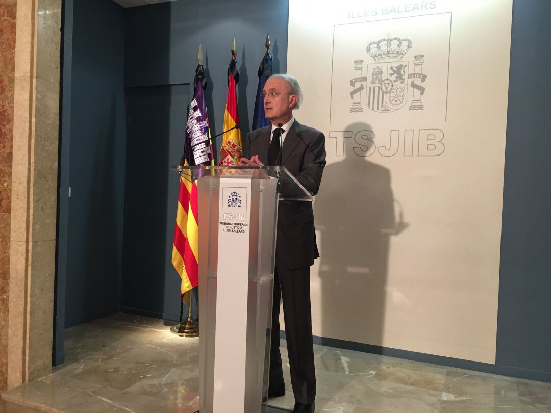 El presidente del TSJB, Antoni Terrasa