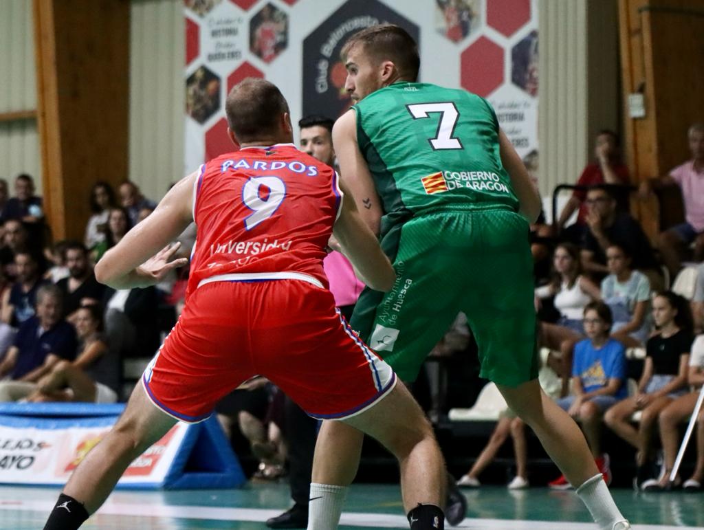 Jorge Lafuente durante el primer partido de pretemporada
