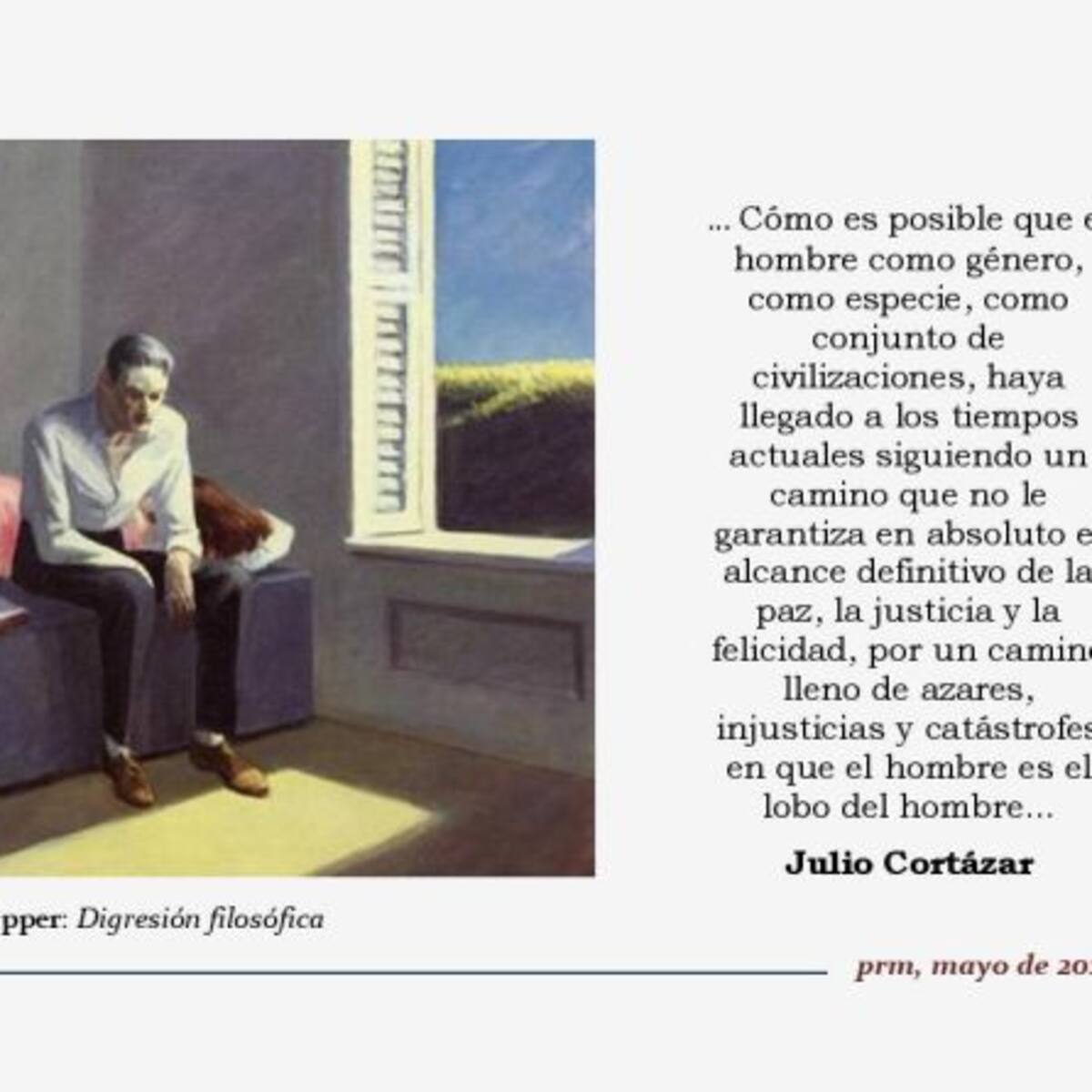 Mayo, por Pedro Roso