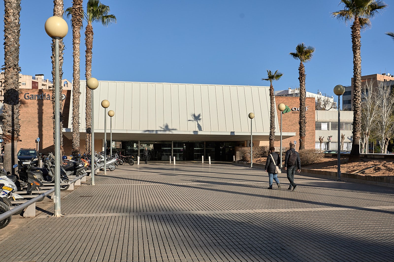 Estación de la Renfe de Gandia.