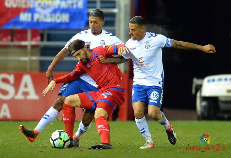 El cuadro tinerfeño rompió su buena racha de resultados ante el Numancia