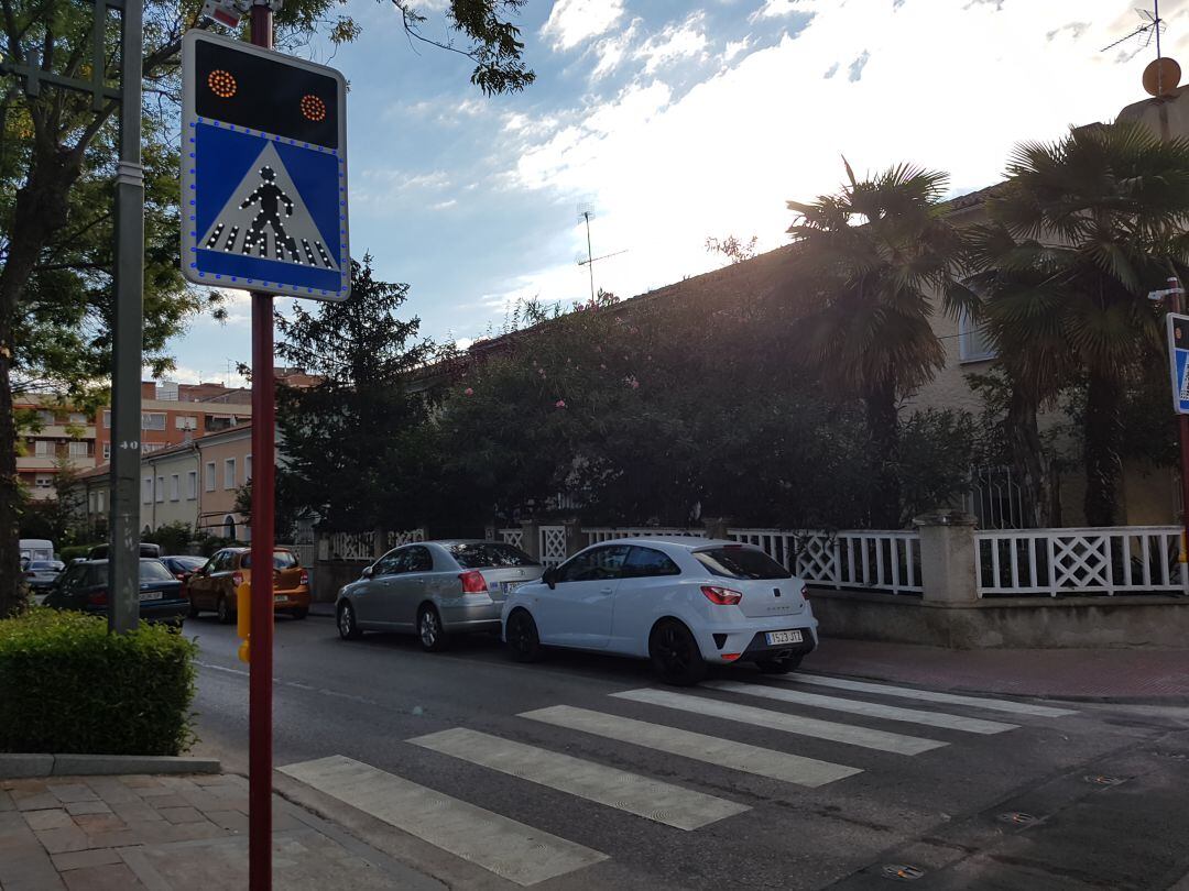 Paso inteligente en el Paseo Fernández Iparraguirre