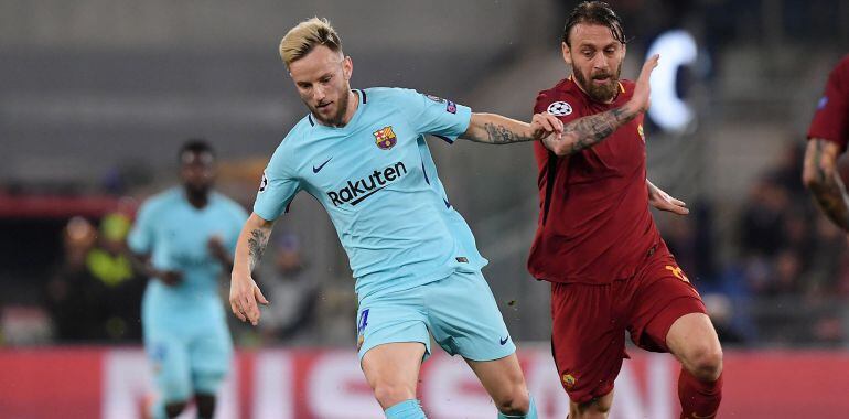 Ivan Rakitic, en el partido ante la Roma.