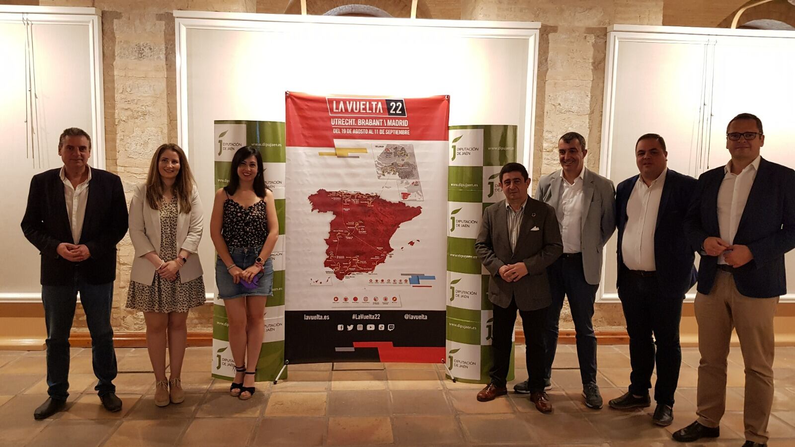 Presentación del paso de La Vuelta por Jaén