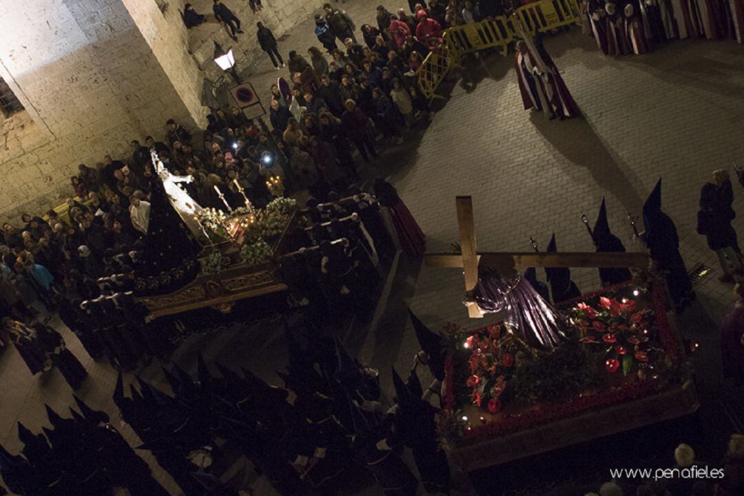 Momento de "El Encuentro" entre Madre e Hijo