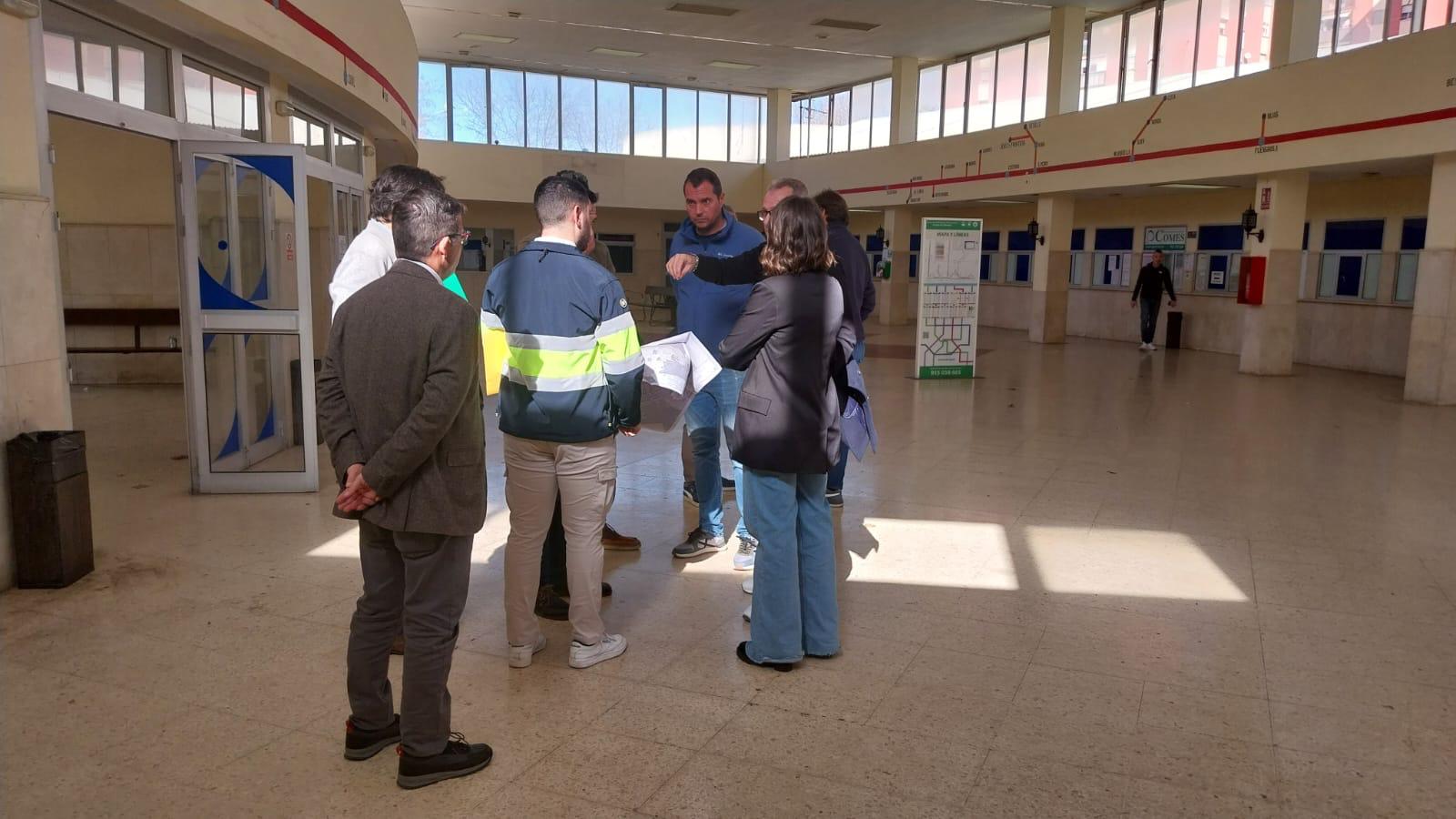 Visita a la estación de autobuses