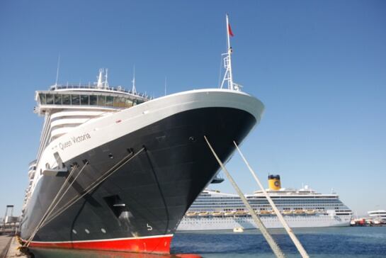 Cruceros en el puerto de Valencia