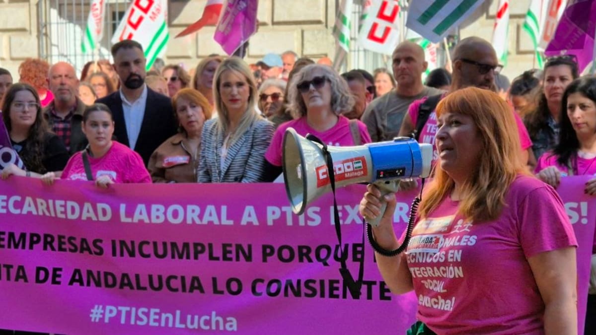 Las PTIS de Málaga, en huelga para exigir mejores condiciones laborales