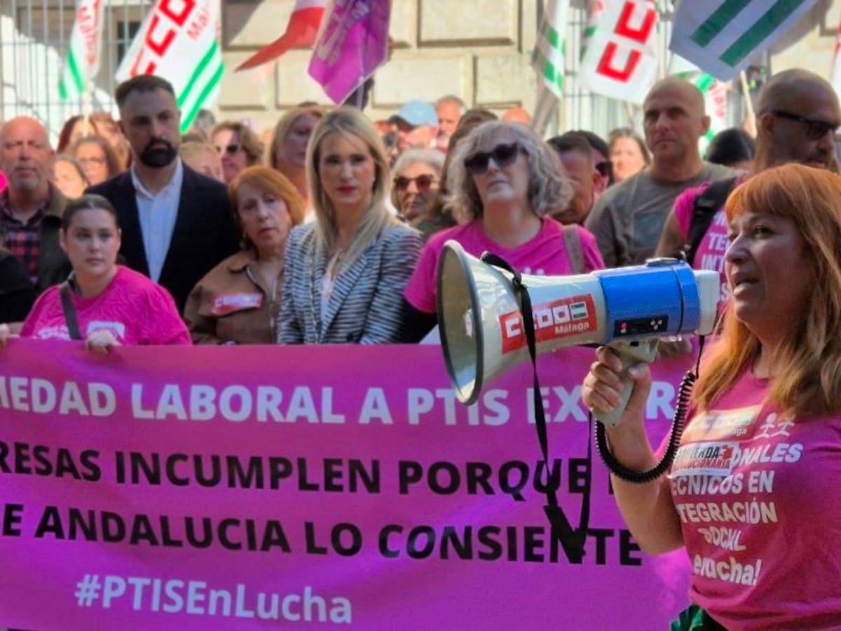 Las PTIS de Málaga, en huelga para exigir mejores condiciones laborales