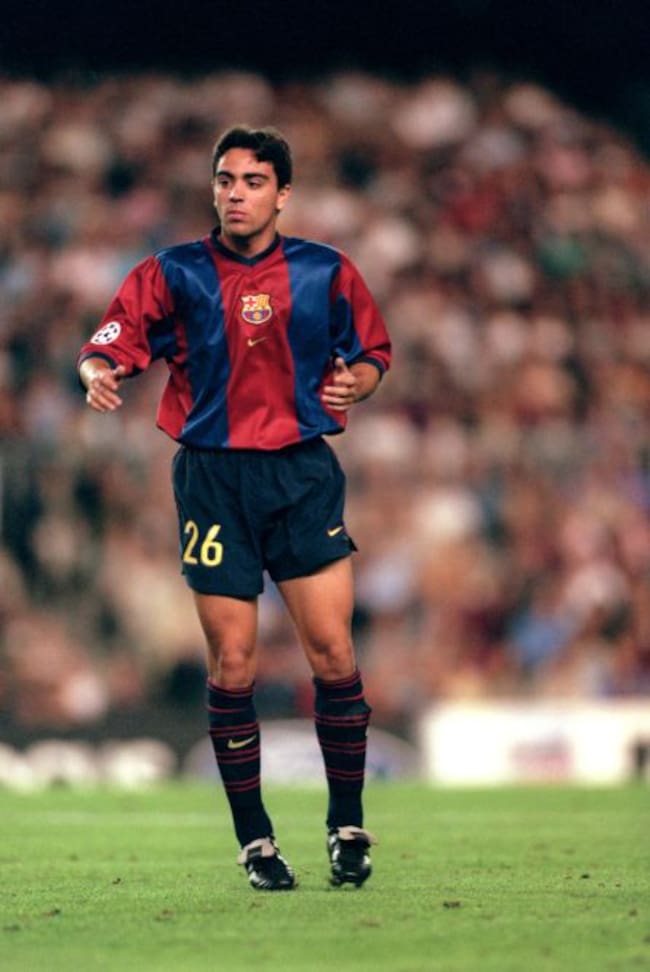 Xavi, en 1998