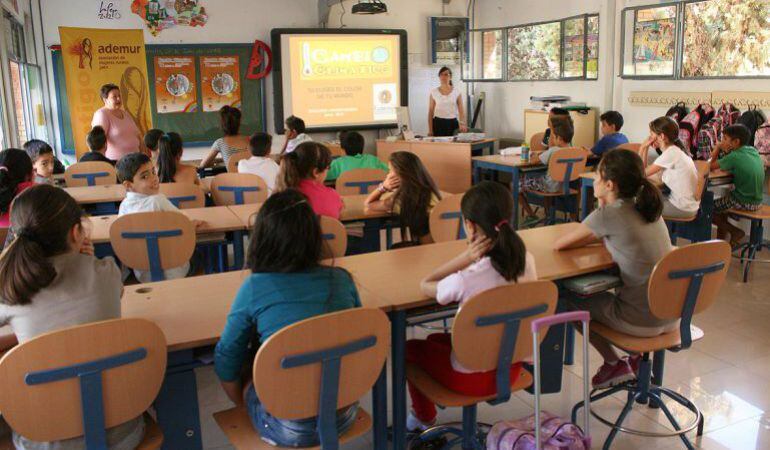 Niños en un aula