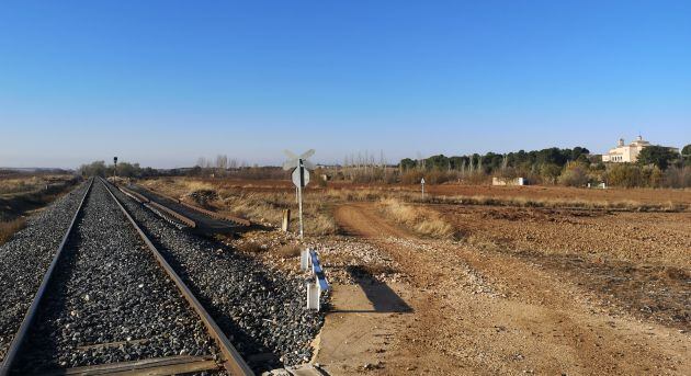 Paso del tren convencional.