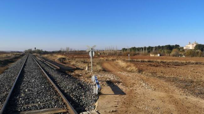 Paso del tren convencional.