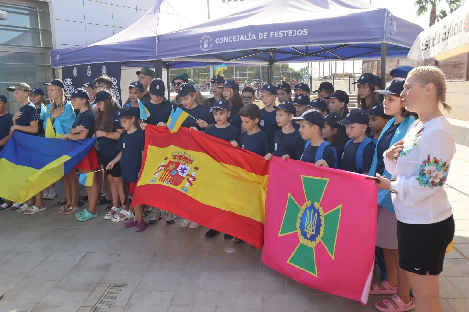 Llegada de niños ucranianos a San Pedro del Pinatar