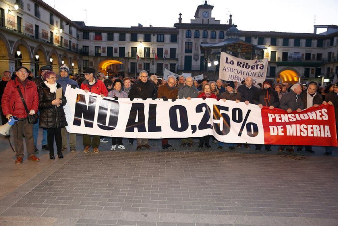 Manifestación en Tudela