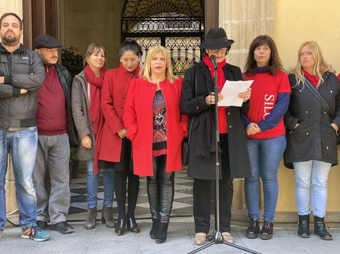 Mamen Sánchez, alcaldesa de Jerez, durante el acto del Día Internacional del Voluntariado