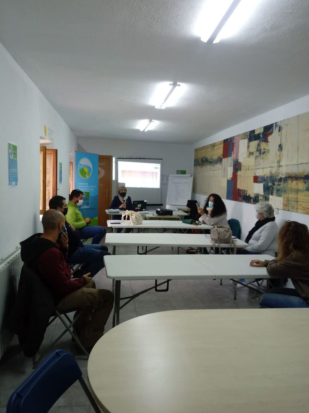 Reunión de los técnicos de turismo en el proyecto 'A fuego lento'