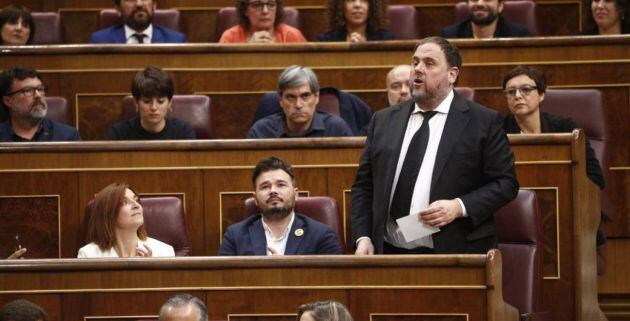 Junqueras promete el cargo de diputado por ERC en el Congreso