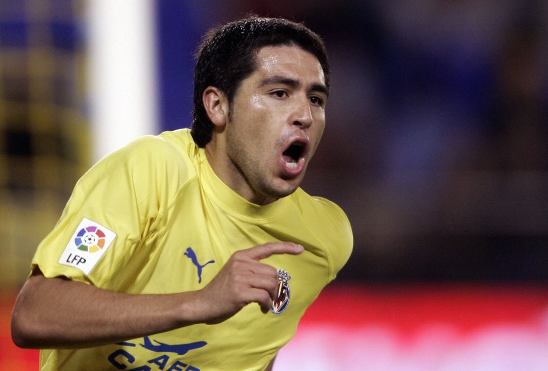 Juan Román Riquelme en su etapa en Villarreal