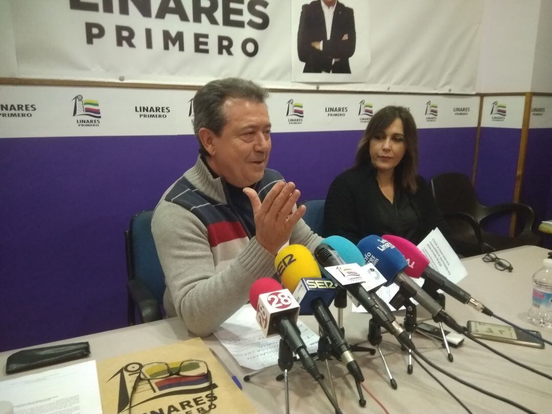 Juan Fernández, durante su última rueda de prensa.