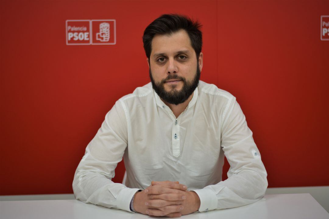 Diego Benito, candidato del PSOE a la alcaldía de Baltanás (Palencia)