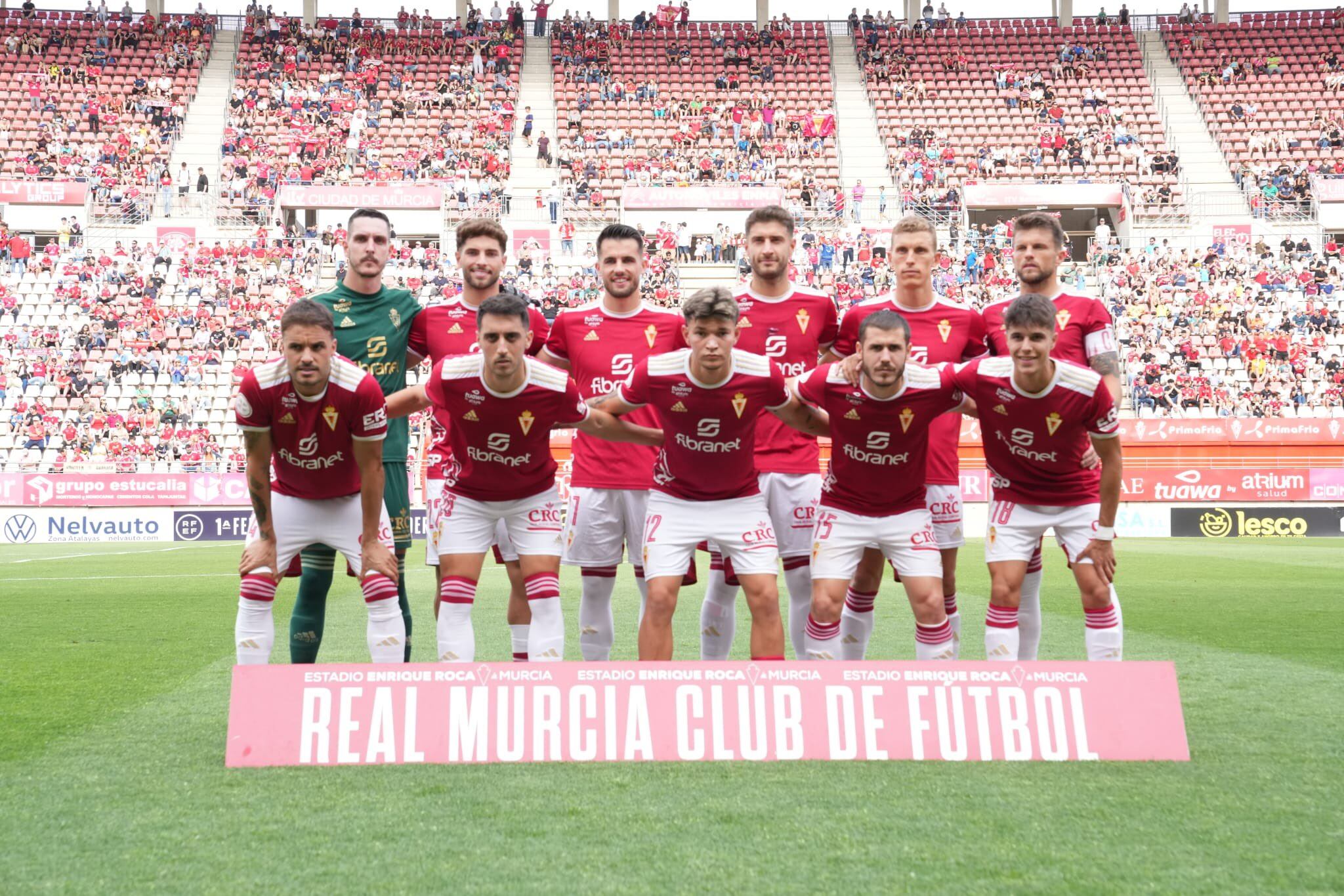 Once inicial del Real Murcia ante el Intercity