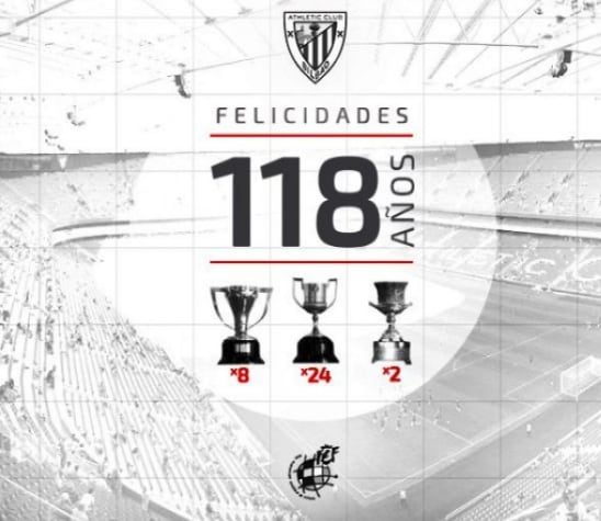 El tuit de la RFEF contabilizó la Copa Coronación.