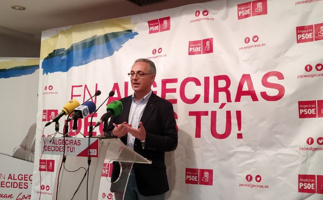 Juan Lozano, este martes en rueda de prensa.
