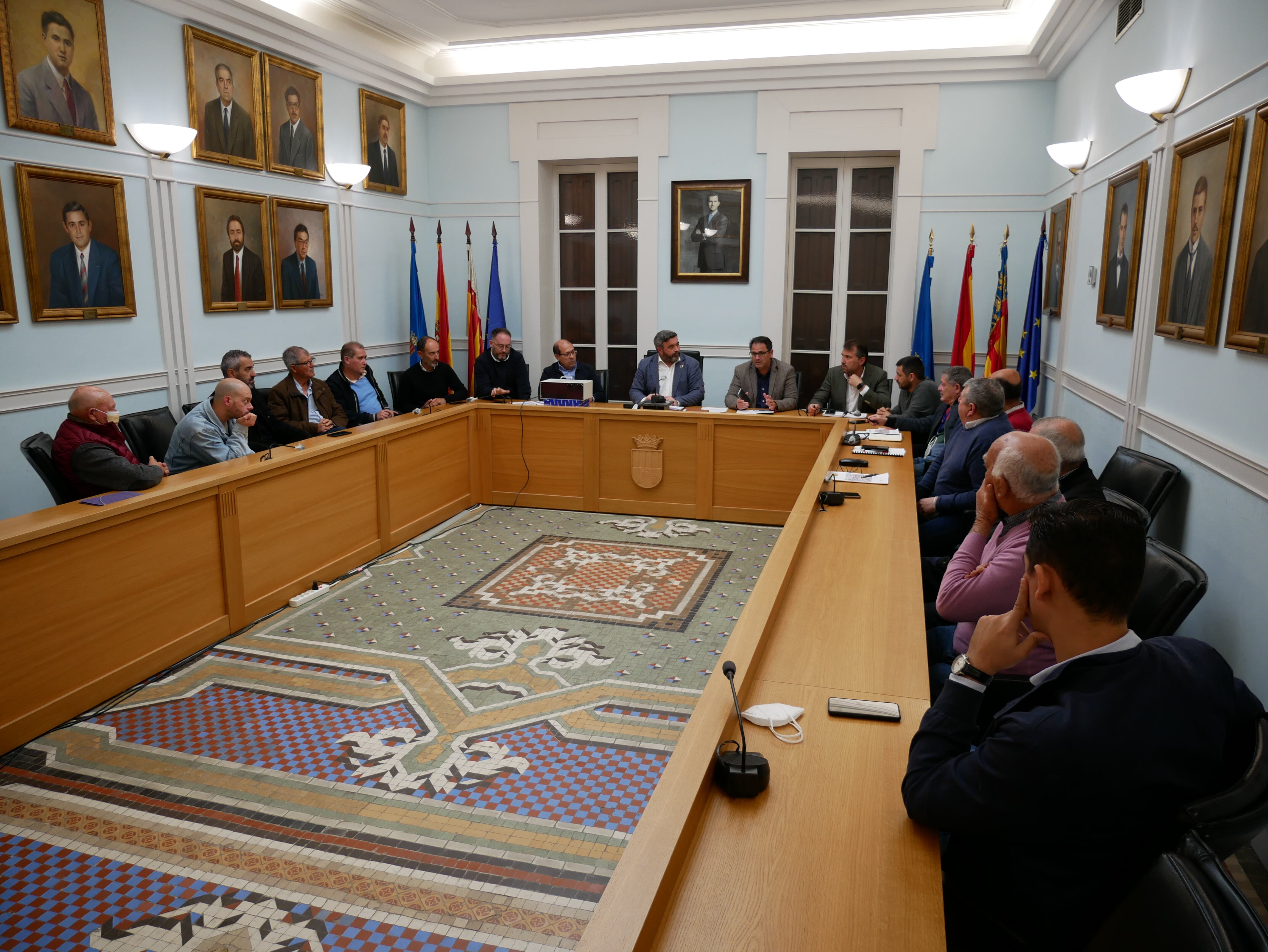 Alcaldes reunidos en Crevillent