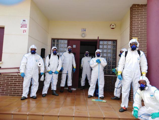 Brigada desinfección Geacam