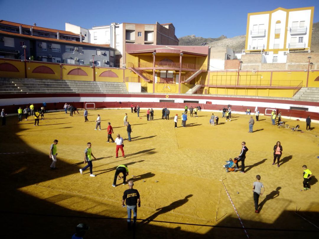 Aspecto que presentaba la Plaza de Toros de Jódar durante la competición