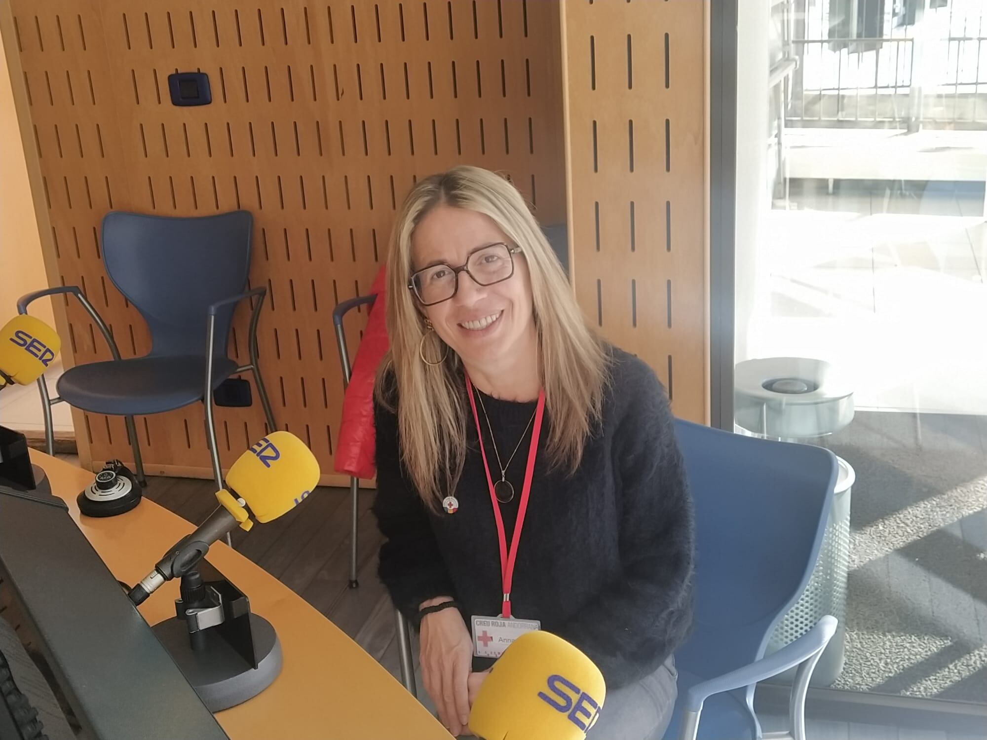 La responsable de l'àrea social de la Creu Roja, Anna Arias.