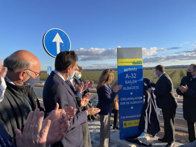 Imagen de archivo de la inauguración de la Circunvalación Sur