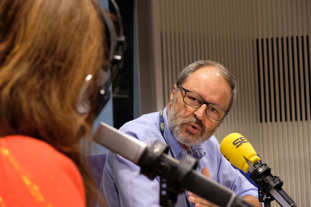 Javier Barbero durante su entrevista en Hoy por Hoy Madrid