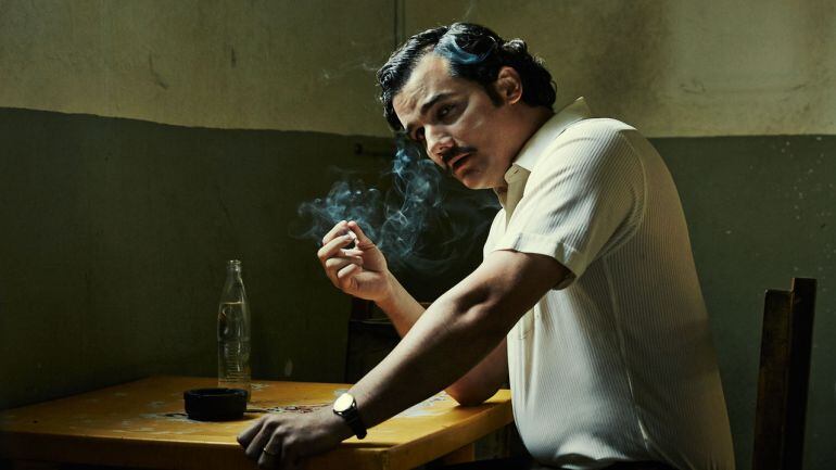 Wagner Moura protagoniza &#039;Narcos&#039;. Tanto actor como serie han sido nominados en la 73 edición de los Globos de Oro