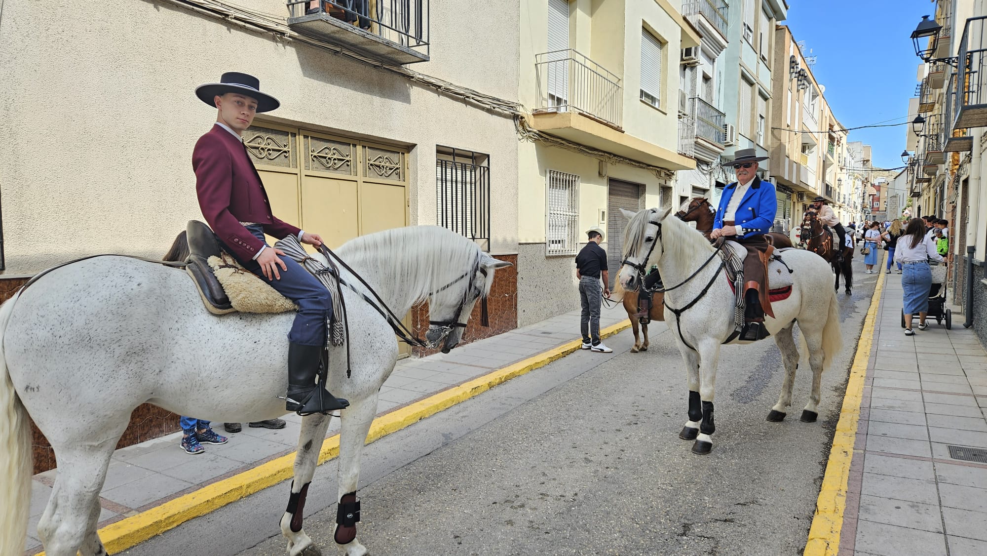 Algunos de los caballistas participantes en el concurso