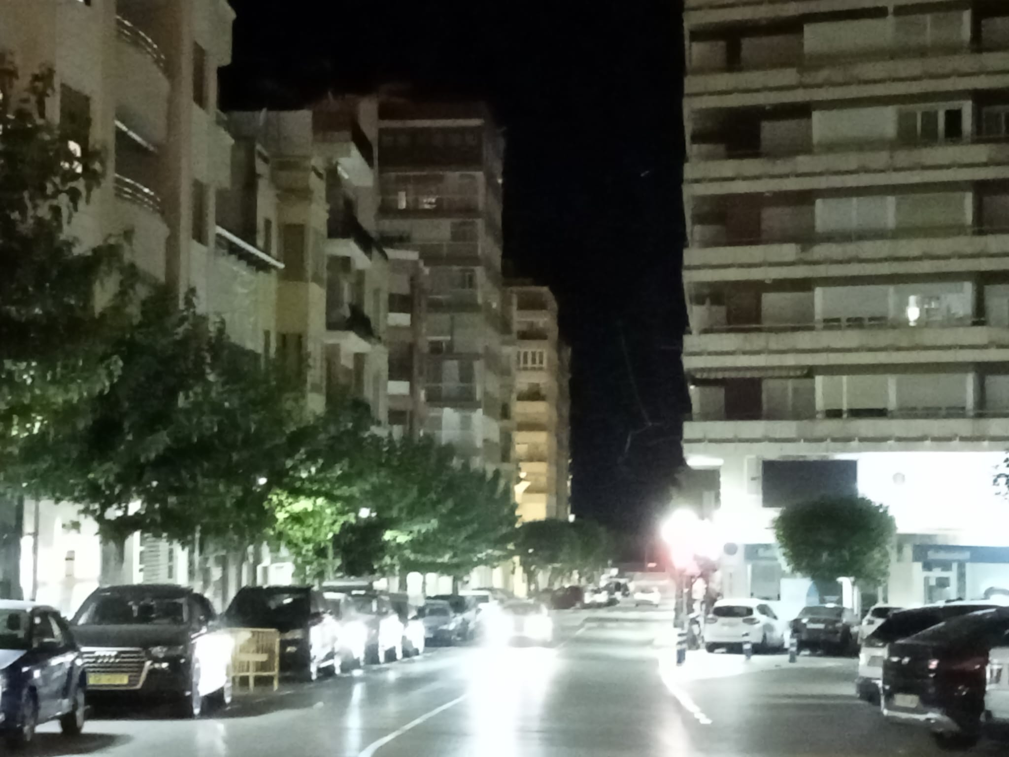 Centro de Villena de noche