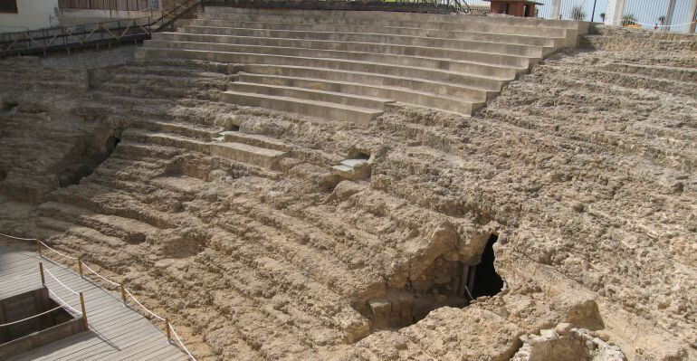 Graderío del Teatro Romano de Cádiz