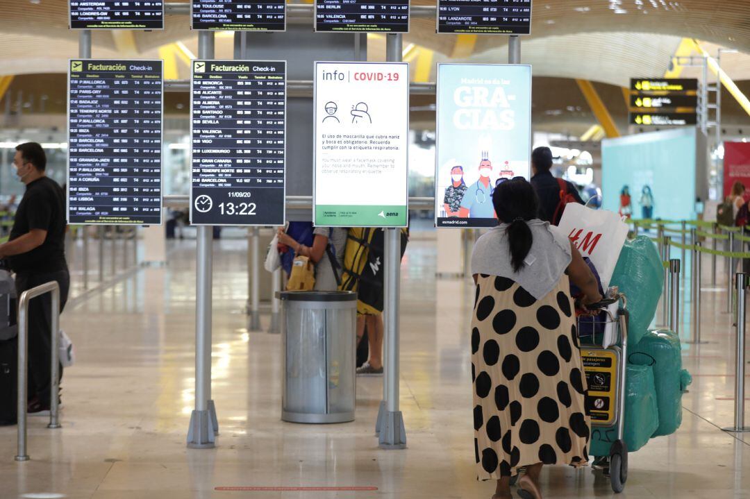 Terminal T4 del aeropuerto Adolfo Suárez Madrid-Barajas, en Madrid.