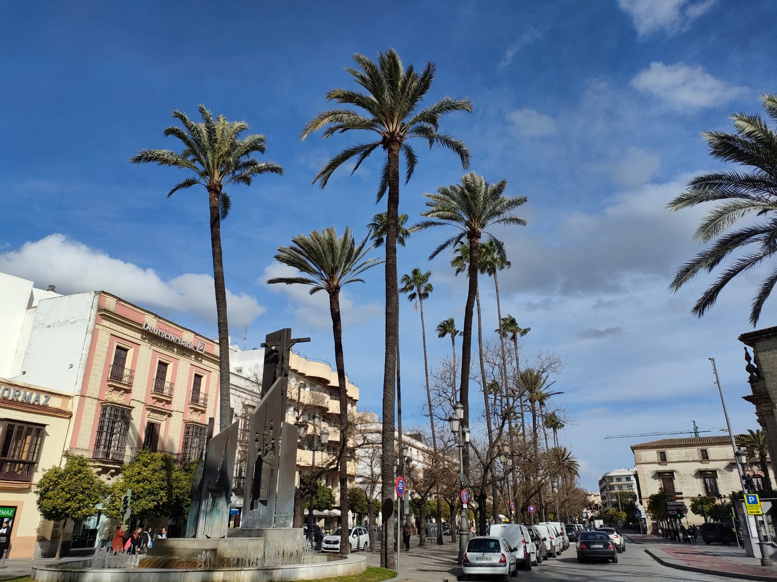 Alameda del Banco, en el centro de Jerez