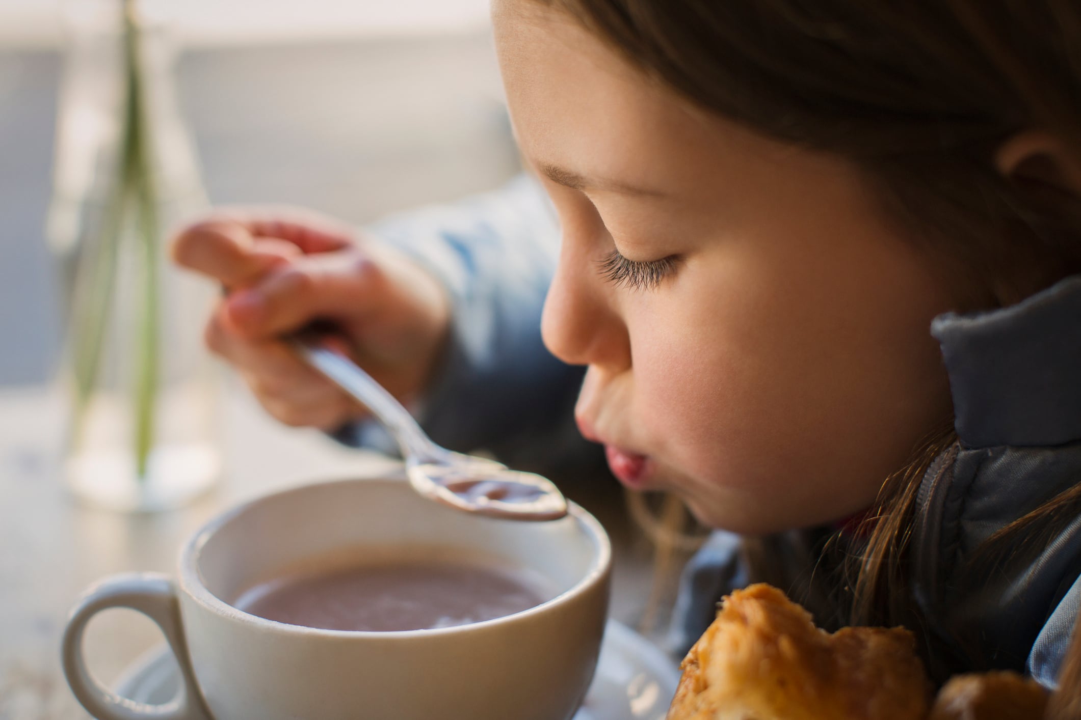 Hora del desayuno.