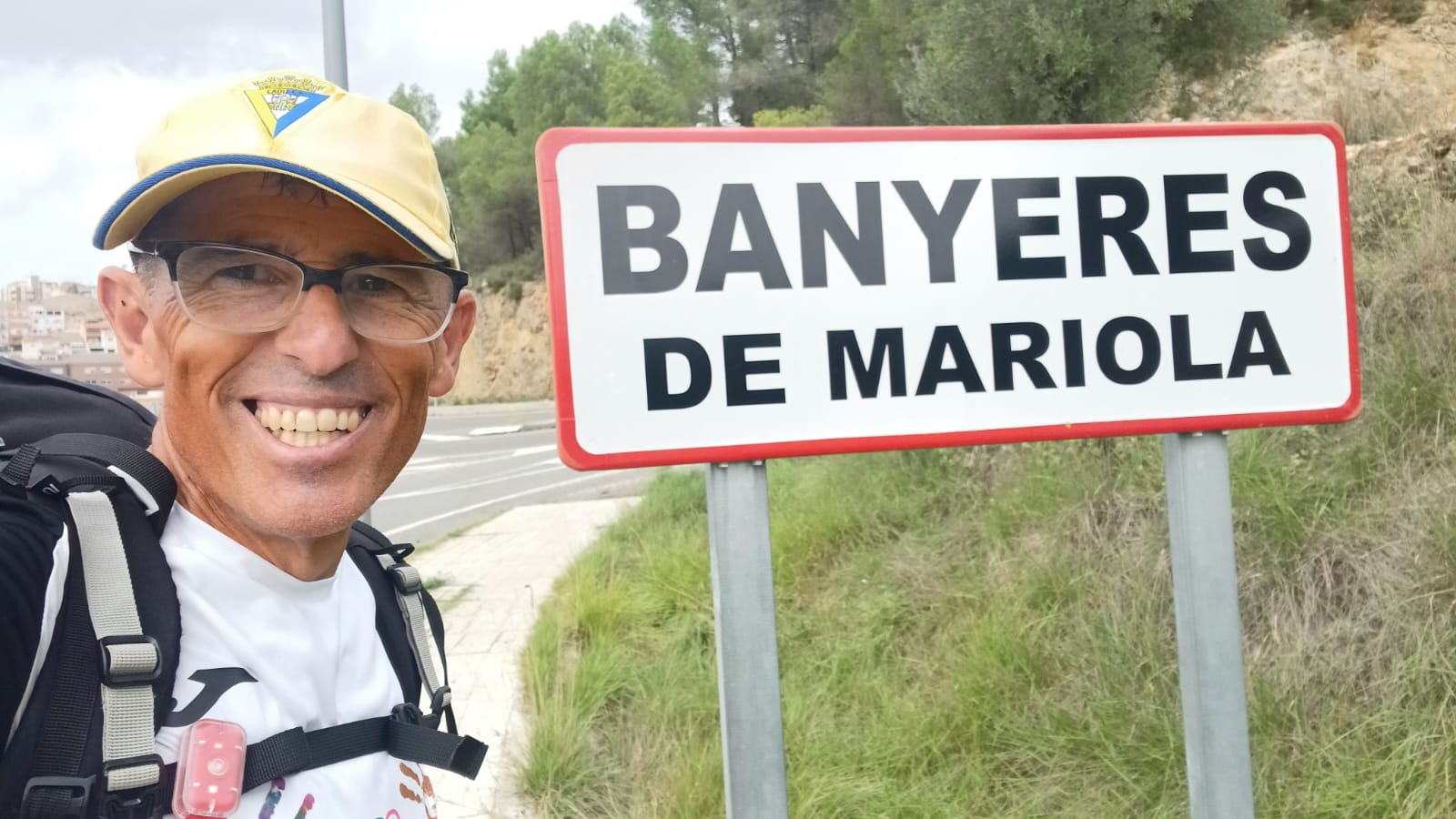 José Antonio a su paso por Banyeres de Mariola