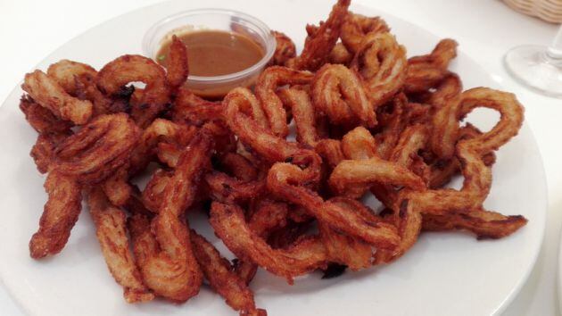 Los famosos churros de caballa con salsa kimchi de la Veracruz