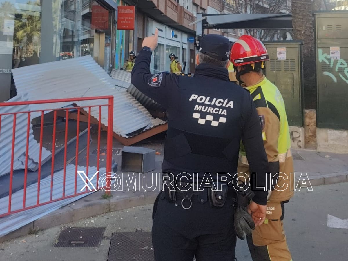 El viento causa más de 800 avisos en la Región y obliga a cortar carreteras, suspender carnavales y movilizar a todos los servicios de emergencia